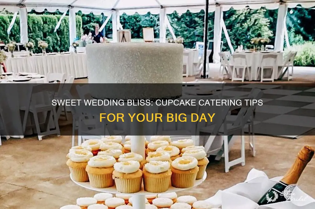 how to cater a wedding with cupcakes