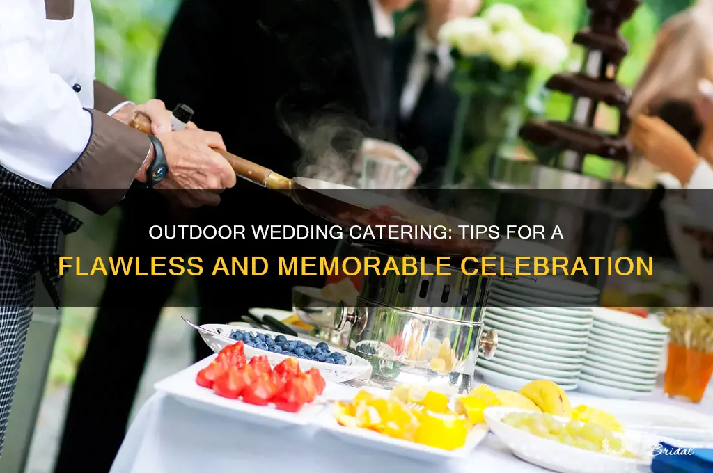 how to cater an outdoor wedding