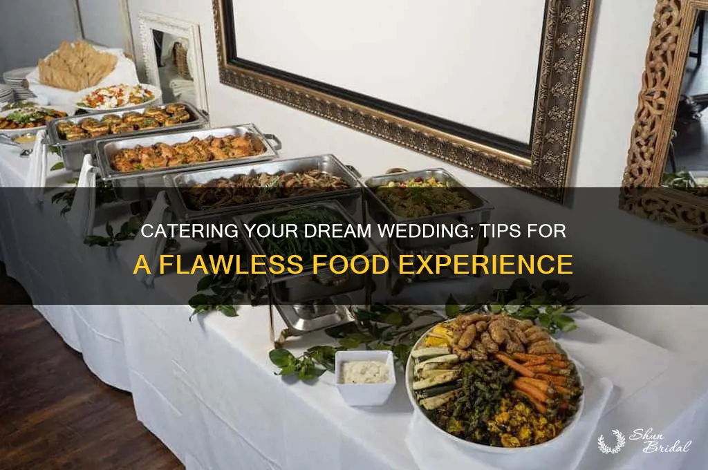 how to cater food for a wedding