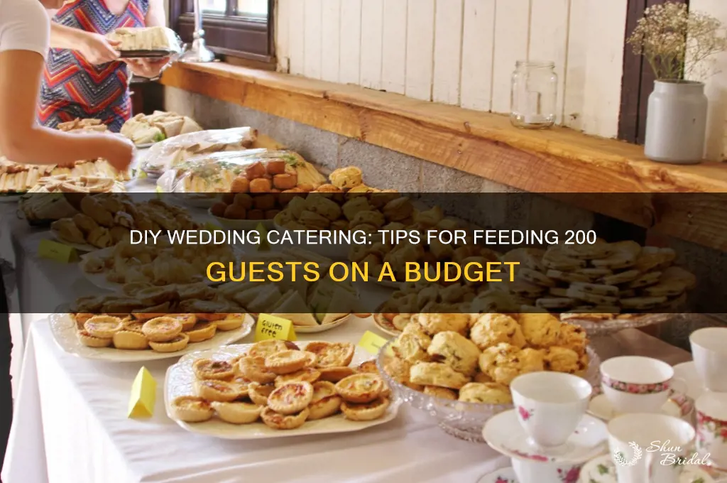 how to cater your own wedding for 200