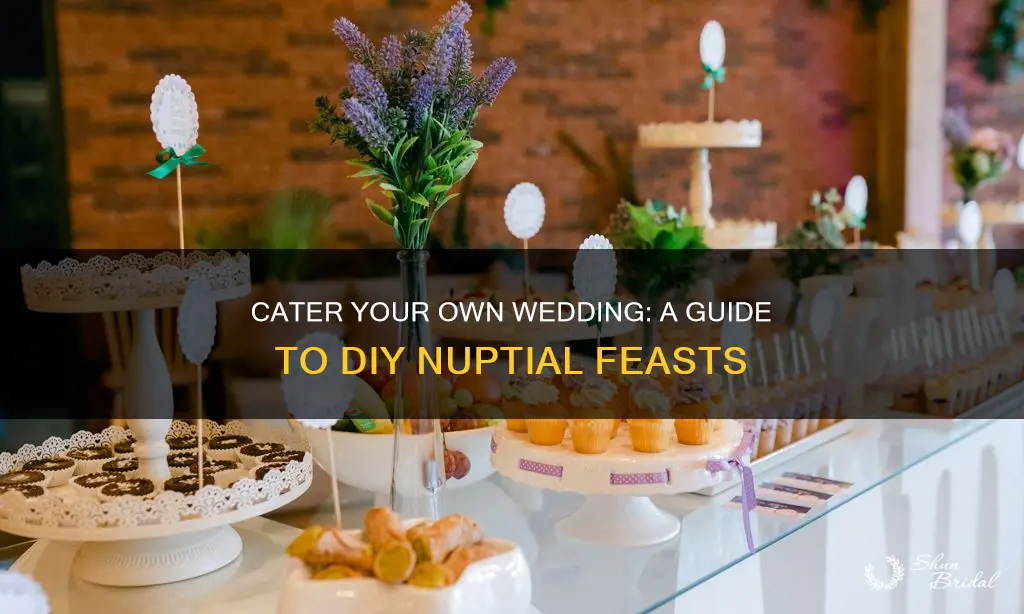 how to cater your own wedding