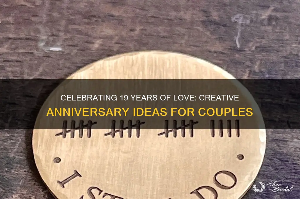 how to celebrate 19th wedding anniversary