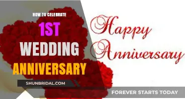 Romantic Ideas to Celebrate Your First Wedding Anniversary in Style