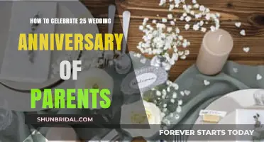 Honoring 25 Years: Creative Ways to Celebrate Parents' Silver Wedding Anniversary