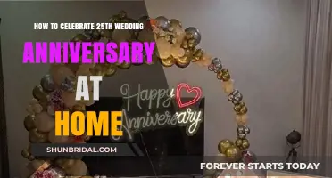 Celebrating 25 Years of Love: Intimate Home Anniversary Ideas