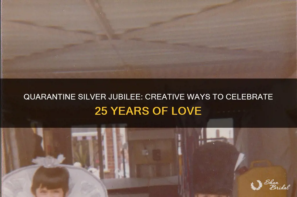 how to celebrate 25th wedding anniversary during quarantine