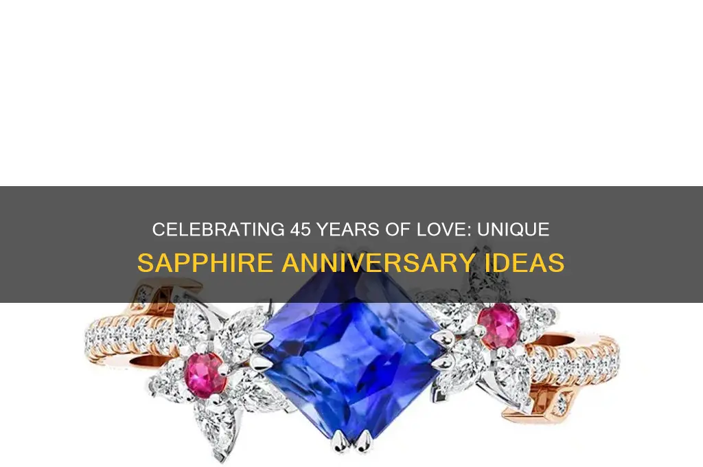how to celebrate 45th wedding anniversary