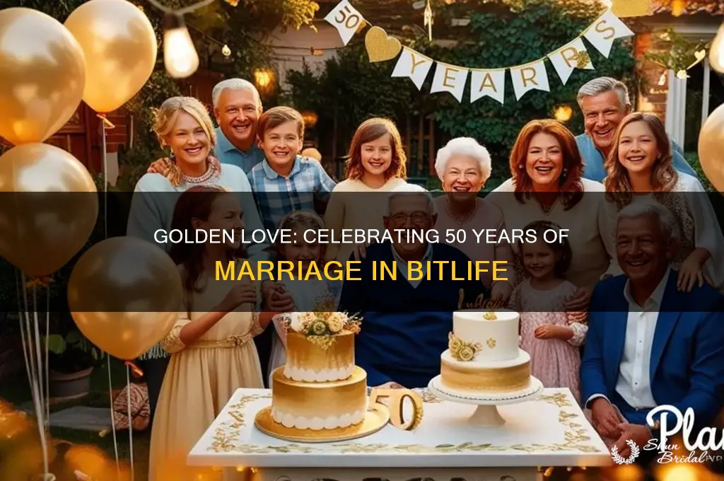 how to celebrate 50th wedding anniversary in bitlife