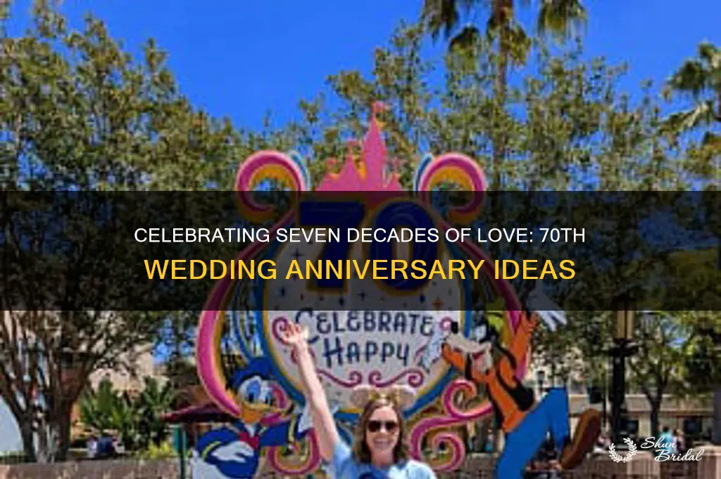 how to celebrate 70th wedding anniversary