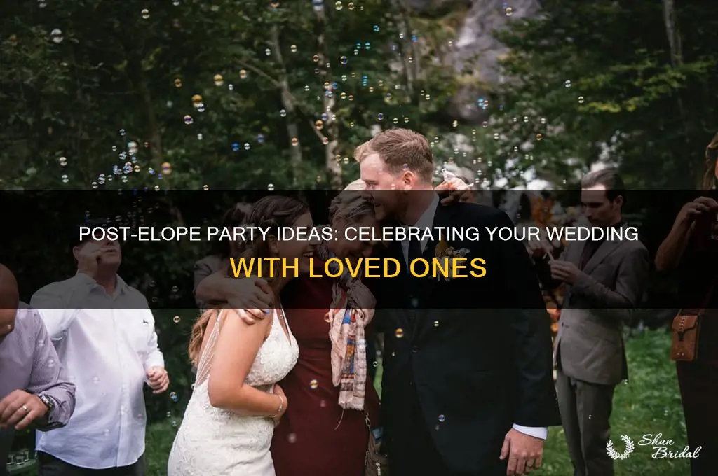 how to celebrate a wedding after eloping