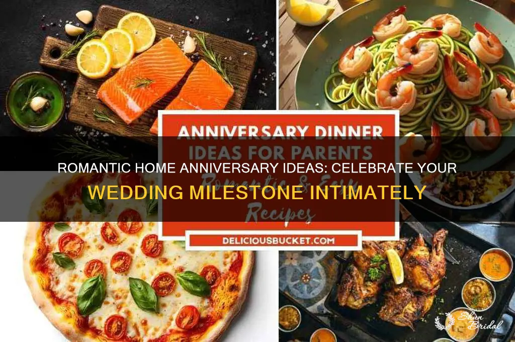 how to celebrate a wedding anniversary at home