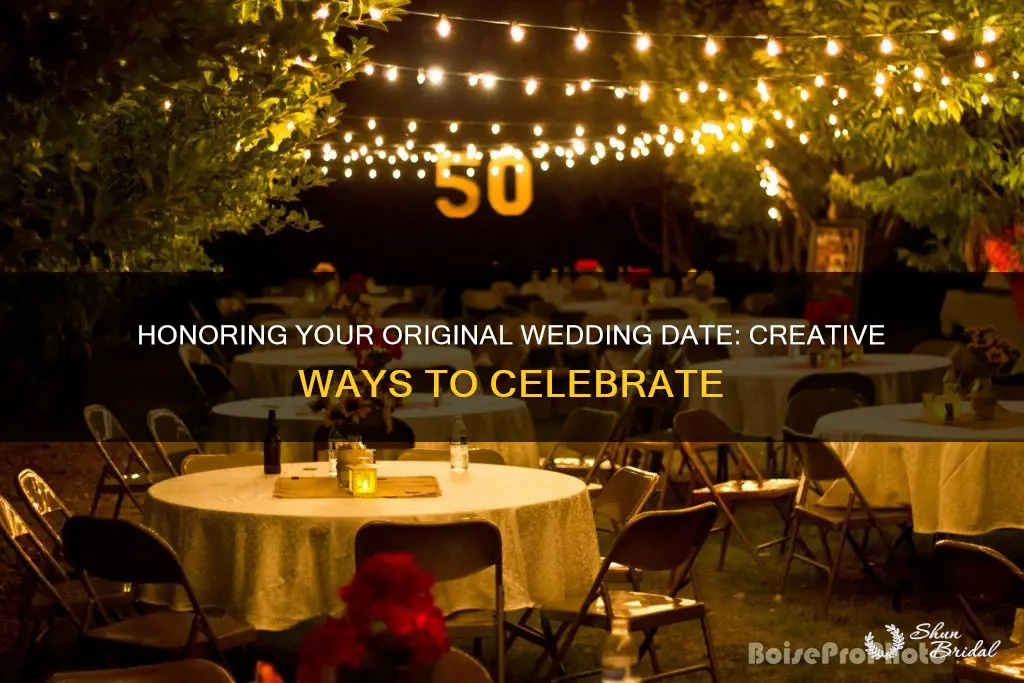 how to celebrate original wedding date