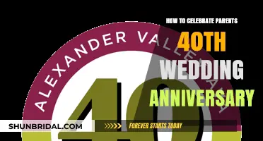 Honoring 40 Years of Love: Creative Ways to Celebrate Parents' Anniversary
