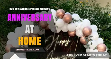 Celebrate Parents' Wedding Anniversary at Home: Creative & Intimate Ideas