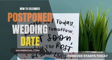 Postponed Nuptials, Present Joy: Creative Ways to Celebrate Your Original Wedding Date