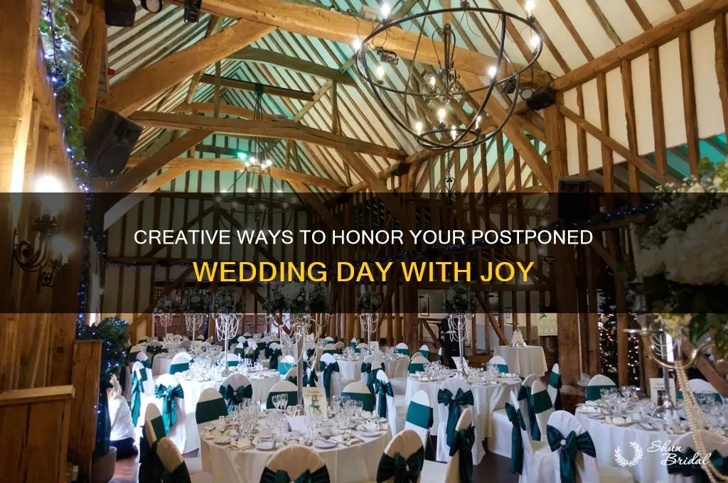 how to celebrate postponed wedding day