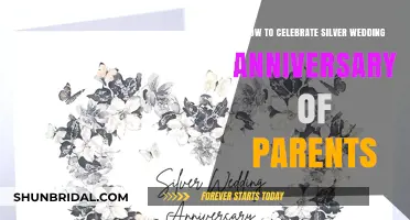 Celebrating 25 Years: Creative Ideas for Parents' Silver Wedding Anniversary