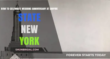 Romantic Empire State Anniversary: Celebrating Love in New York Sky