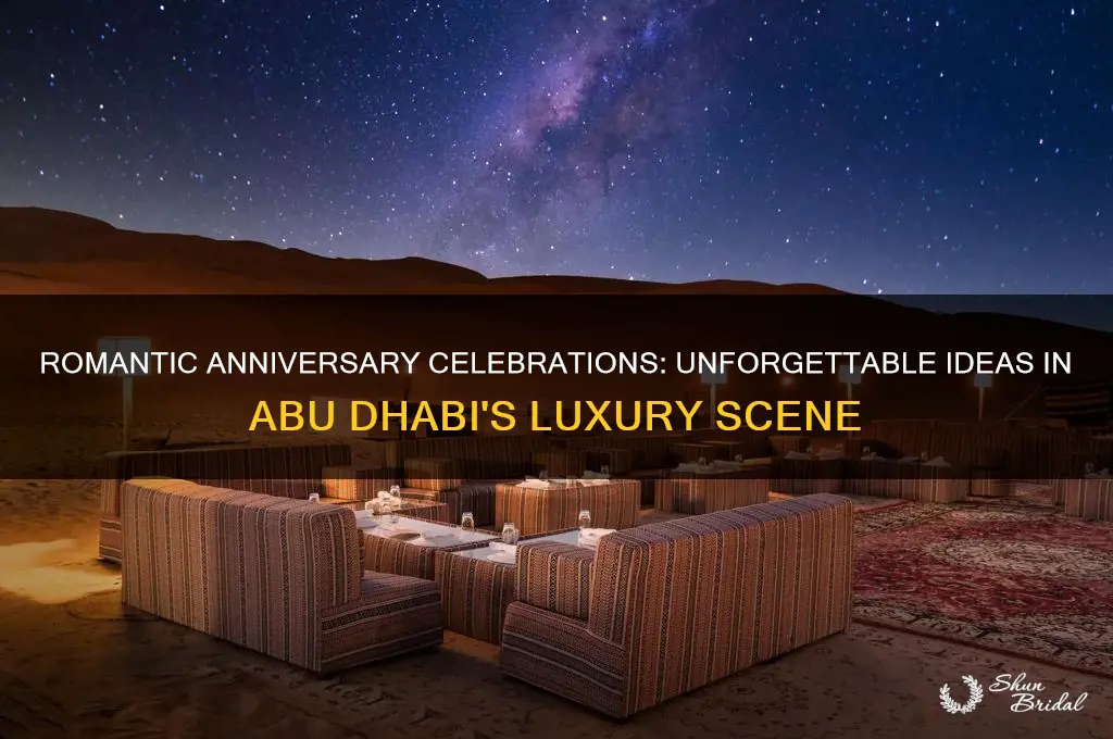 how to celebrate wedding anniversary in abu dhabi