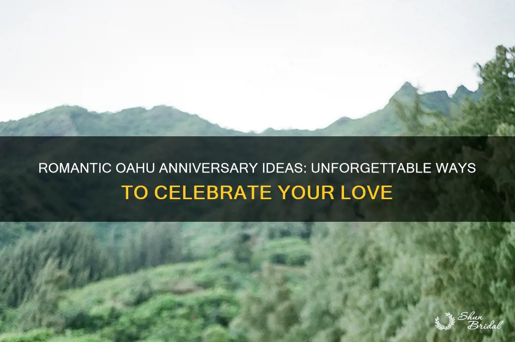 how to celebrate wedding anniversary on oahu
