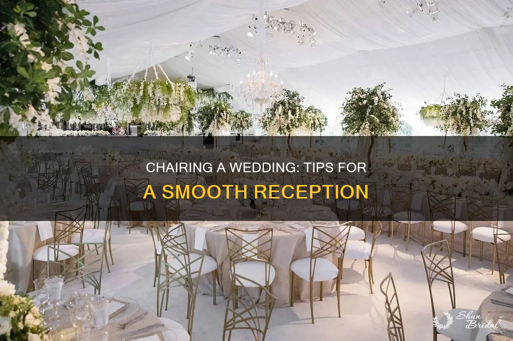how to chair a wedding reception