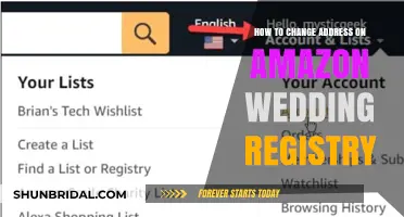 Updating Your Amazon Wedding Registry Address: A Step-by-Step Guide