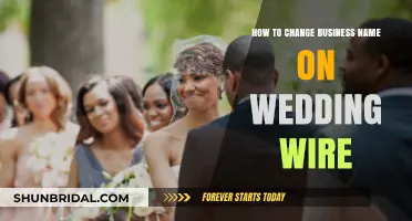 Changing Your Business Name on WeddingWire: A Step-by-Step Guide