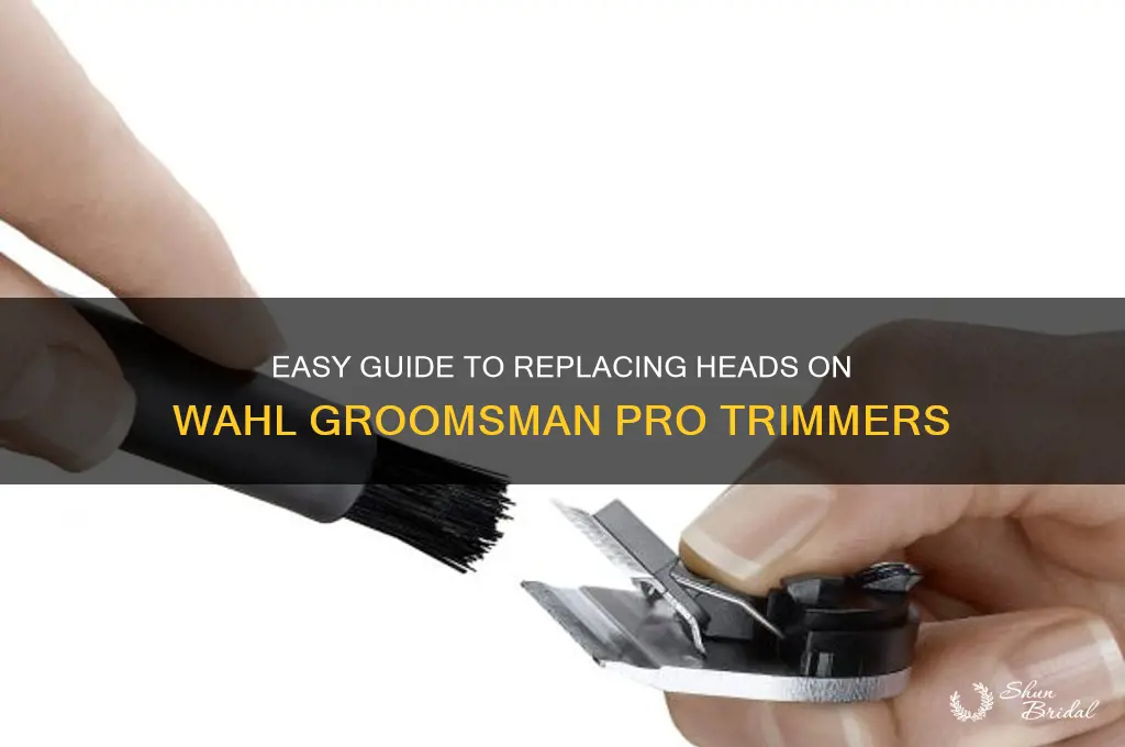 how to change heads on wahl groomsman pro
