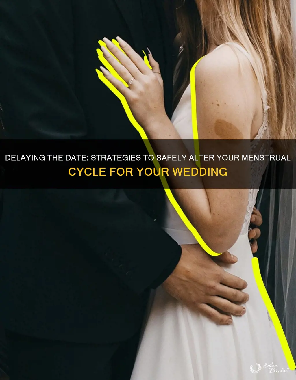 how to change menstruation cycle date for wedding