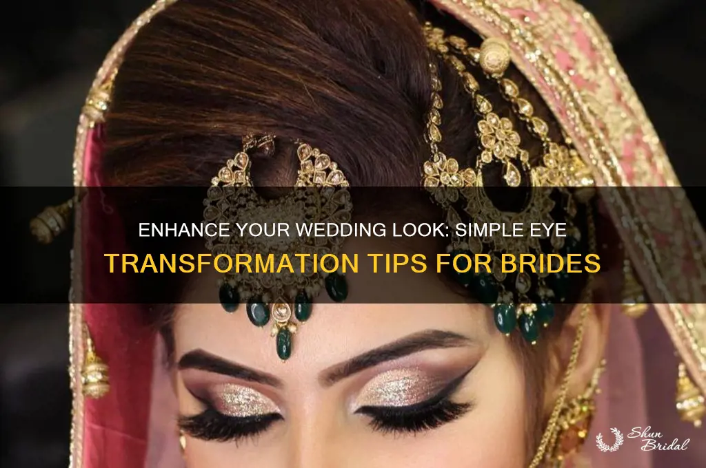 how to change my eyes for my wedding