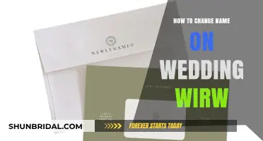 Changing Your Name on Wedding Wire: A Step-by-Step Guide for Brides