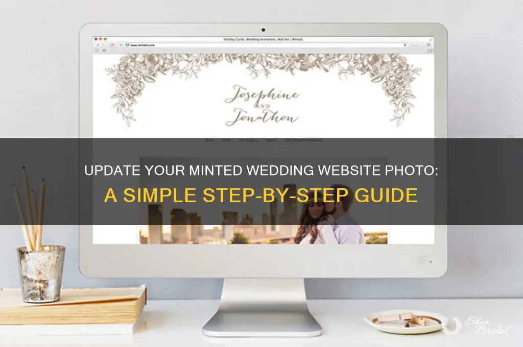 how to change picture on minted wedding website