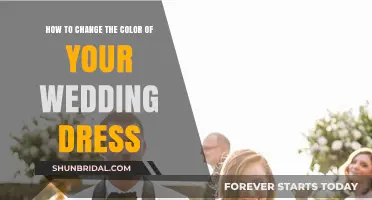 Transforming Your Wedding Dress: Color Change Options