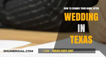 Changing Your Name Post-Wedding in Texas: A Step-by-Step Guide