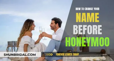 Name Change Before Honeymoon: A Quick Guide for Newlyweds