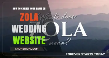 Changing Your Name on Zola: A Step-by-Step Wedding Website Guide