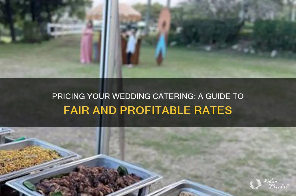 how to charge for catering a wedding