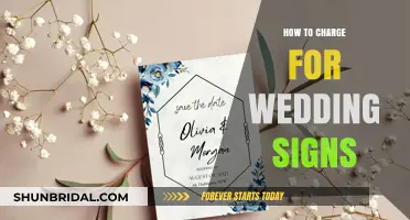 Pricing Wedding Signs: A Guide to Setting Profitable Rates