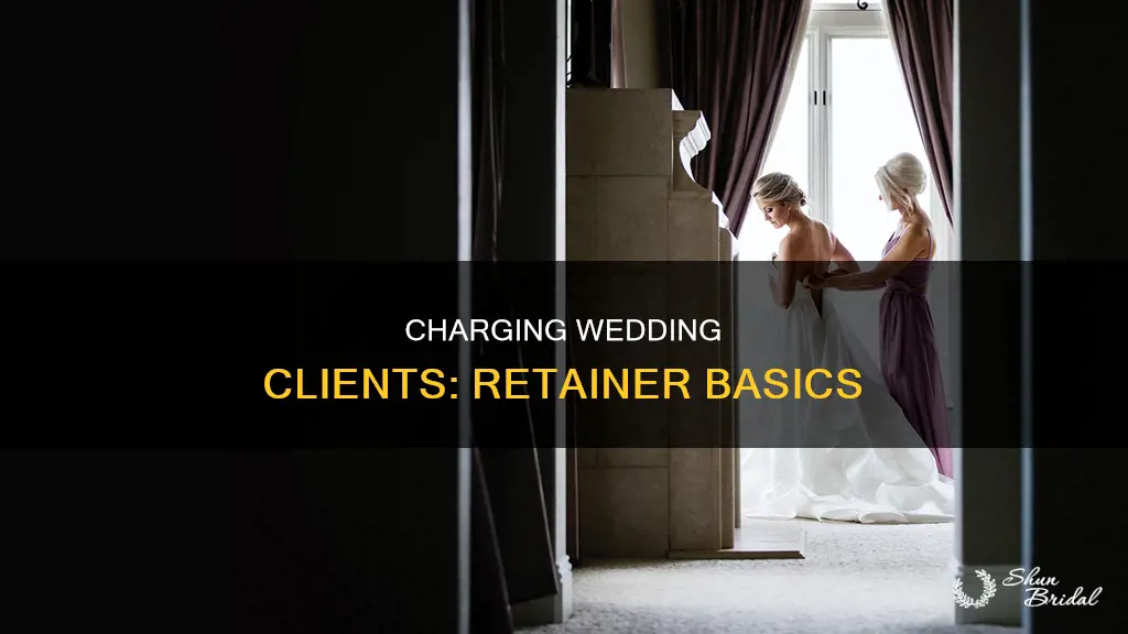 how to charge wedding clients using a retainer