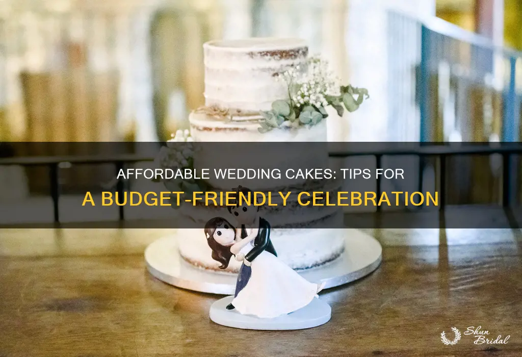 how to cheap wedding cake