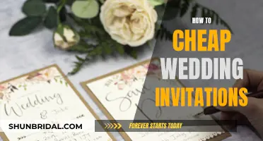 Cheap Wedding Invitations: Creative Ways to Save Money