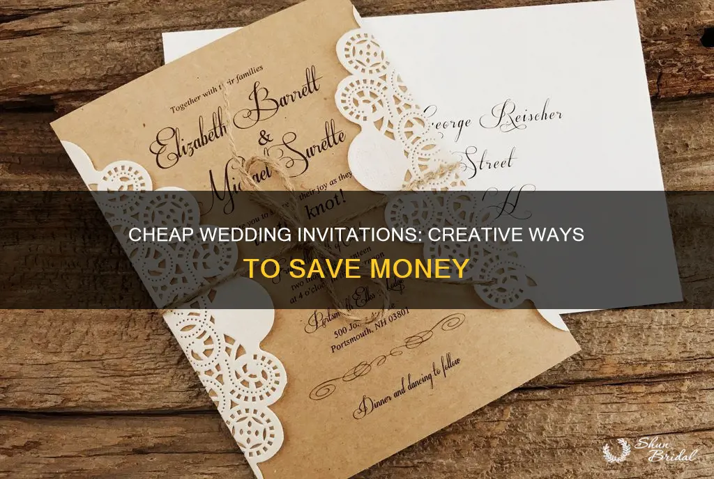 how to cheap wedding invitations