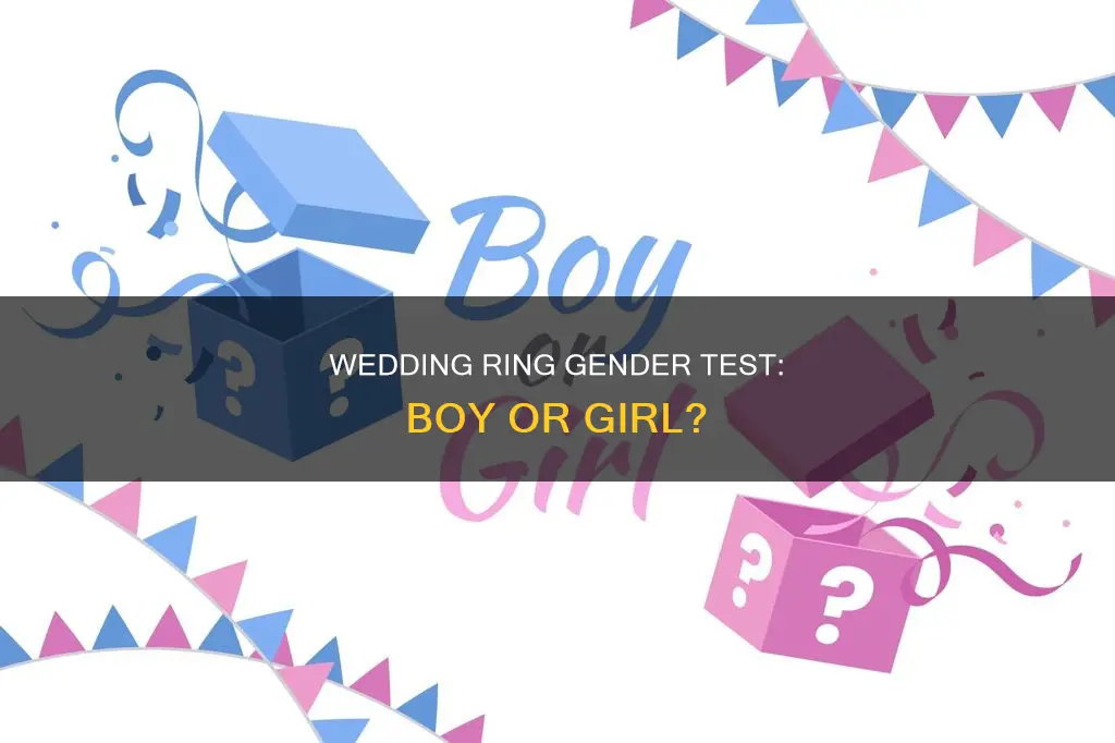 how to check baby gender with wedding ring