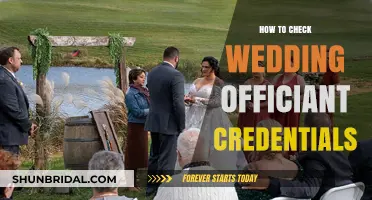 Verify Your Wedding Officiant's Credentials: A Step-by-Step Guide to Legality