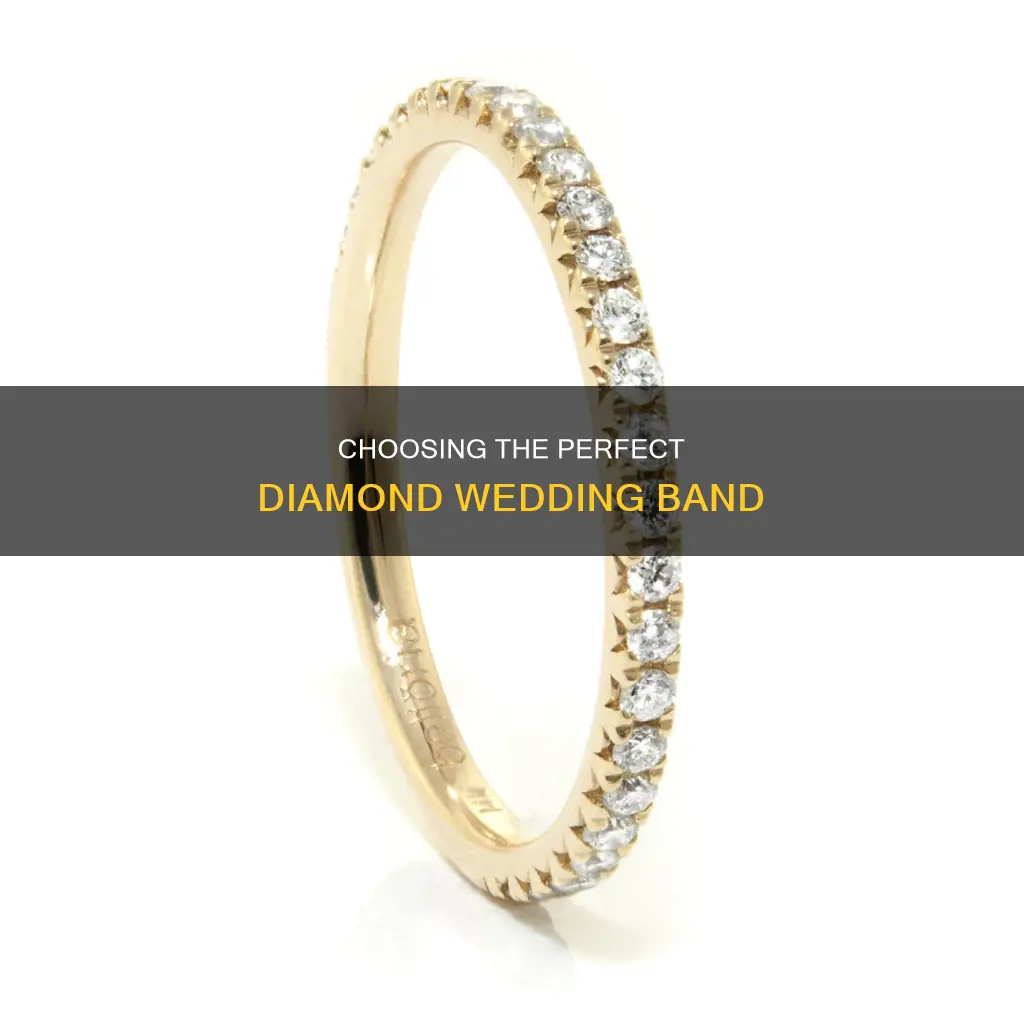 how to choose a diamond wedding band