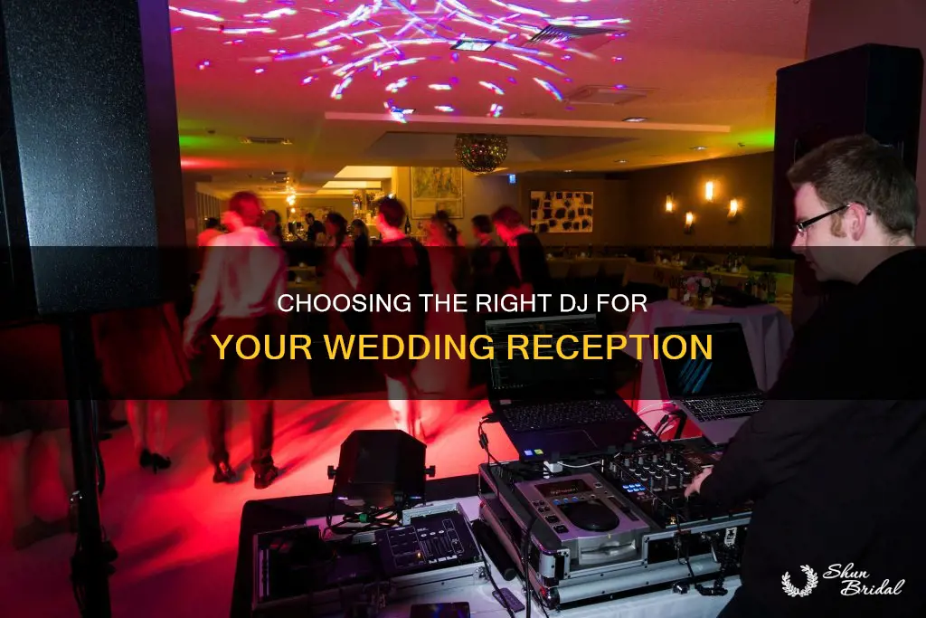 how to choose a dj for wedding reception