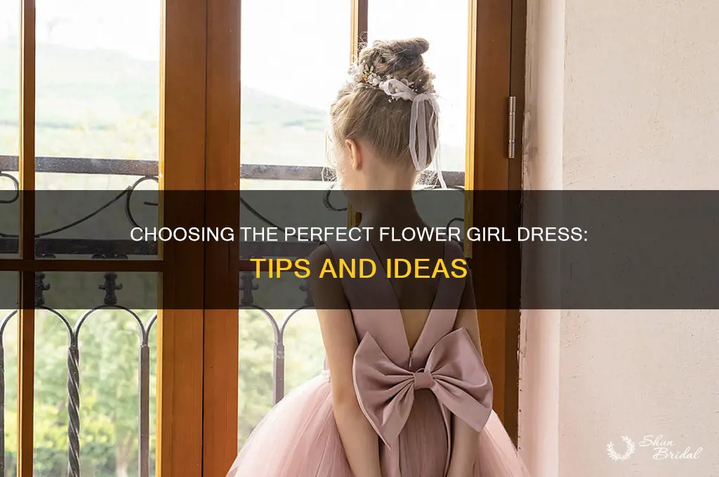 how to choose a flower girl dress
