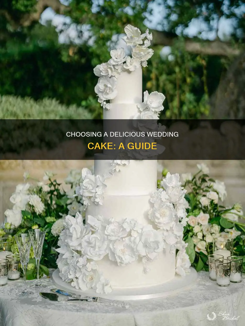 how to choose a good wedding cake