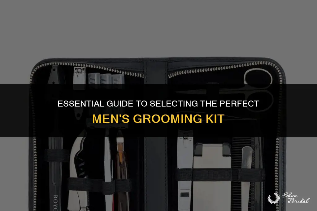 how to choose a grooming kit for men