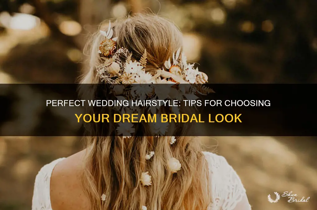 how to choose a hairstyle for wedding